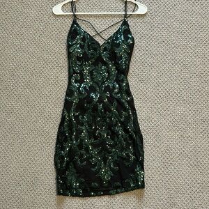 Windsor Sequin Homecoming Dress